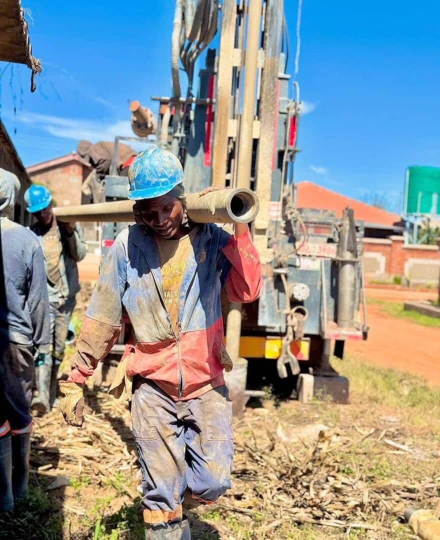 Professional borehole drilling team Zimbabwe