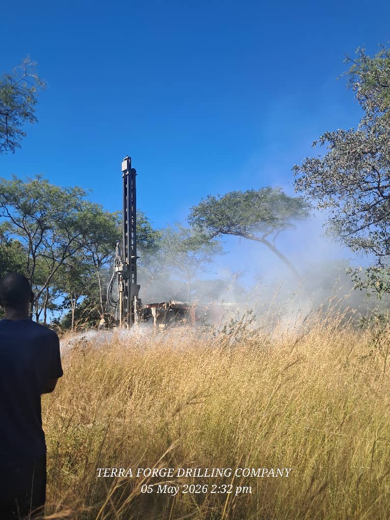 Borehole drilling process Zimbabwe